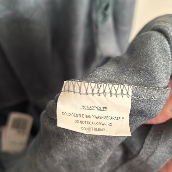 NWT Selfie Leslie Sz L Blue Embroidery LaceFaux Suede Front W/Cut Out Back Dress - Picture 6 of 6